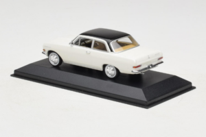 Opel Rekord A Fehér Fekete Tető Minichamps 1:43 430041002 Fém – 3. kép a 4-ből