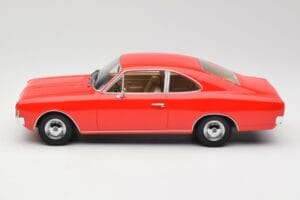 Opel Rekord C Coupe Piros Minichamps 1:18 107047020 Gyanta – 3. kép a 6-ből