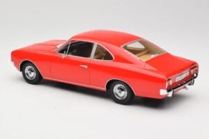 Opel Rekord C Coupe Piros Minichamps 1:18 107047020 Gyanta – 5. kép a 6-ből