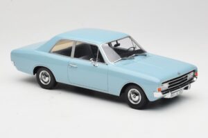 Opel Rekord C Világoskék Minichamps 1:18 107047002 Fém – 4. kép a 6-ből
