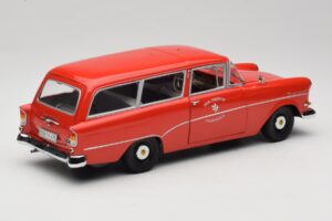 Opel Rekord P1 Caravan Feuerwehr Neuenkirchen Minichamps 1:18 180043291 Fém – 3. kép a 8-ből