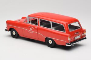 Opel Rekord P1 Caravan Feuerwehr Neuenkirchen Minichamps 1:18 180043291 Fém – 7. kép a 8-ből