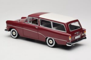 Opel Rekord P1 Caravan Piros Minichamps 1:18 180043211 Fém – 7. kép a 8-ből