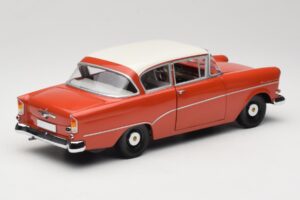 Opel Rekord P1 Piros Minichamps 1:18 180043201 Fém – 3. kép a 8-ből