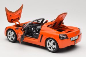 Opel Speedster Narancssárga Maisto 1:18 31615 Fém – 5. kép a 8-ből