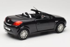 Opel Tigra TwinTop B Fekete Norev 1:18 183600 Fém – 3. kép a 8-ből