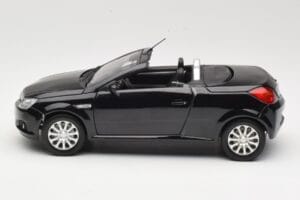 Opel Tigra TwinTop B Fekete Norev 1:18 183600 Fém – 4. kép a 8-ből