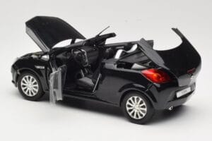 Opel Tigra TwinTop B Fekete Norev 1:18 183600 Fém – 5. kép a 8-ből