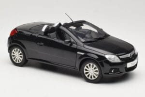 Opel Tigra TwinTop B Fekete Norev 1:18 183600 Fém – 6. kép a 8-ből