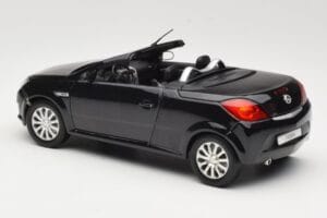 Opel Tigra TwinTop B Fekete Norev 1:18 183600 Fém – 7. kép a 8-ből