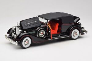 Packard Kabrió Fekete Anson 1:18 30397 Fém – 2. kép a 8-ből