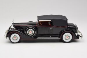Packard Kabrió Fekete Anson 1:18 30397 Fém – 4. kép a 8-ből