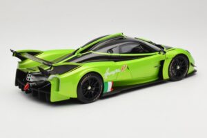 Pagani Huayra R Zöld LCD 1:18 LCD18012-GR Fém – 3. kép a 8-ből