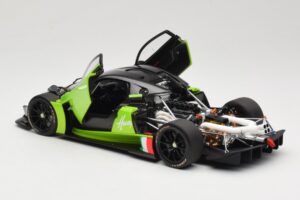 Pagani Huayra R Zöld LCD 1:18 LCD18012-GR Fém – 5. kép a 8-ből