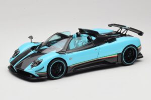 Pagani Zonda Uno Carbon Világoskék Almost Real 1:18 850630001 Fém