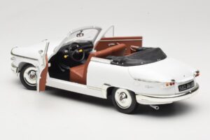 Panhard PL17 Kabrió Fehér Solido 1:18 8174 Fém – 5. kép a 8-ből