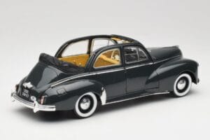 Peugeot 203 Kabrió Fekete Solido 1:18 8156 Fém – 3. kép a 8-ből