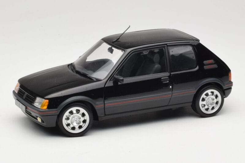 Peugeot 205 GTI 1.9 Fekete Norev 1:18 184854 Fém