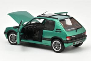 Peugeot 205 GTi Griffe Tetőablakkal Zöld Norev 1:18 184847 Fém – 2. kép a 3-ből