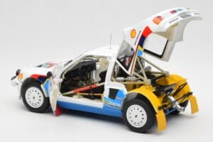 Peugeot 205 T16 #2 A. Vatanen / T. Harryman Rally Monte Carlo 1985 Norev 1:18 184864 Fém – 5. kép a 8-ből