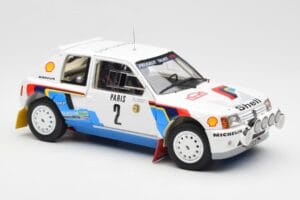 Peugeot 205 T16 #2 A. Vatanen / T. Harryman Rally Monte Carlo 1985 Norev 1:18 184864 Fém – 6. kép a 8-ből