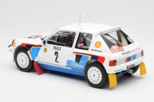 Peugeot 205 T16 #2 A. Vatanen / T. Harryman Rally Monte Carlo 1985 Norev 1:18 184864 Fém – 7. kép a 8-ből