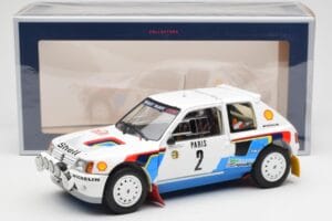 Peugeot 205 T16 #2 A. Vatanen / T. Harryman Rally Monte Carlo 1985 Norev 1:18 184864 Fém – 8. kép a 8-ből