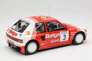 Peugeot 205 T16 #3 B. Darniche / A. Mahe Rally Ypres 1985 IXO 1:18 18RMC135 Fém – 2. kép a 6-ből