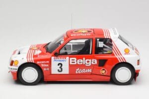 Peugeot 205 T16 #3 B. Darniche / A. Mahe Rally Ypres 1985 IXO 1:18 18RMC135 Fém – 3. kép a 6-ből