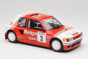 Peugeot 205 T16 #3 B. Darniche / A. Mahe Rally Ypres 1985 IXO 1:18 18RMC135 Fém – 4. kép a 6-ből
