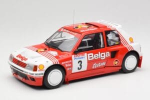 Peugeot 205 T16 #3 B. Darniche / A. Mahe Rally Ypres 1985 IXO 1:18 18RMC135 Fém