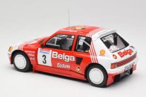 Peugeot 205 T16 #3 B. Darniche / A. Mahe Rally Ypres 1985 IXO 1:18 18RMC135 Fém – 5. kép a 6-ből