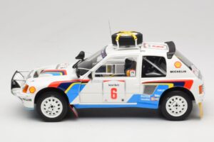 Peugeot 205 T16 Peugeot Talbot Sport T. Salonen / S. Harjanne Safari Rally 1985 Otto 1:18 OT1161 Gyanta – 3. kép a 6-ből