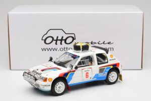 Peugeot 205 T16 Peugeot Talbot Sport T. Salonen / S. Harjanne Safari Rally 1985 Otto 1:18 OT1161 Gyanta – 6. kép a 6-ből