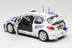Peugeot 206 WRC #15 G. Panizzi / H. Panizzi WRC 1999 Solido 1:18 9016 Fém – 5. kép a 8-ből