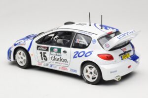 Peugeot 206 WRC #15 G. Panizzi / H. Panizzi WRC 1999 Solido 1:18 9016 Fém – 7. kép a 8-ből