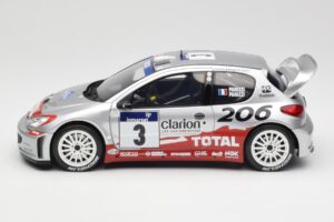 Peugeot 206 WRC #3 G. Panizzi / H. Panizzi Rally Tour de Corse 2002 Otto 1:18 OT1085 Gyanta – 3. kép a 6-ből