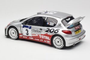 Peugeot 206 WRC #3 G. Panizzi / H. Panizzi Rally Tour de Corse 2002 Otto 1:18 OT1085 Gyanta – 5. kép a 6-ből