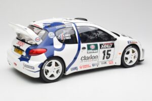 Peugeot 206 WRC G. Panizzi / H. Panizzi Tour de Corse 1999 Otto 1:12 G081 Gyanta – 2. kép a 6-ből
