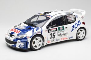 Peugeot 206 WRC G. Panizzi / H. Panizzi Tour de Corse 1999 Otto 1:12 G081 Gyanta