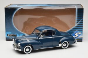 Peugeot 302 Coupe Kék Solido 1:18 8168 Fém – 8. kép a 8-ből