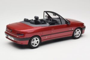 Peugeot 306 Kabrió Piros Otto 1:18 OT042 Gyanta – 2. kép a 6-ből