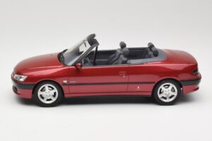 Peugeot 306 Kabrió Piros Otto 1:18 OT042 Gyanta – 3. kép a 6-ből