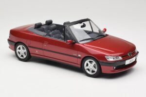 Peugeot 306 Kabrió Piros Otto 1:18 OT042 Gyanta – 4. kép a 6-ből
