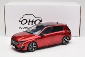 Peugeot 308 GT P5 Elixir Red Otto 1:18 OT1140 Gyanta – 6. kép a 6-ből