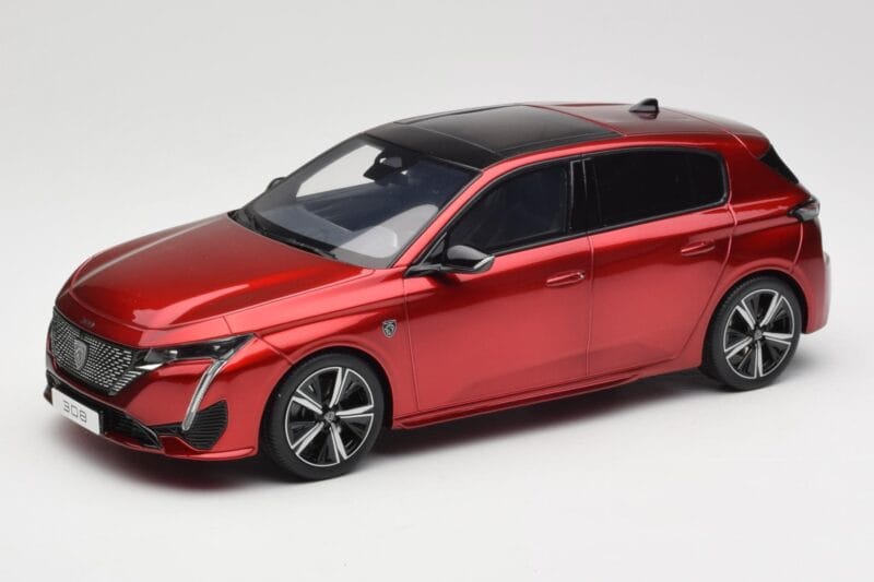 Peugeot 308 GT P5 Elixir Red Otto 1:18 OT1140 Gyanta