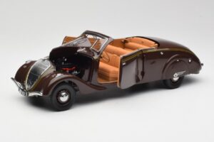 Peugeot 402 Eclipse Csokoládé Norev 1:18 184873 Fém – 2. kép a 12-ből