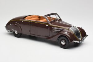 Peugeot 402 Eclipse Csokoládé Norev 1:18 184873 Fém – 11. kép a 12-ből