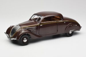 Peugeot 402 Eclipse Csokoládé Norev 1:18 184873 Fém – 4. kép a 12-ből