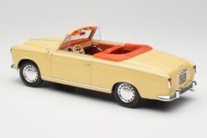 Peugeot 403 Kabrió Homokos Sárga Solido 1:18 8165 Fém – 7. kép a 8-ből